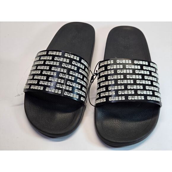 NEW MENS GUESS Esteban Slides Sz. 11/44. Athletic Slides | Sandals - Picture 2 of 5